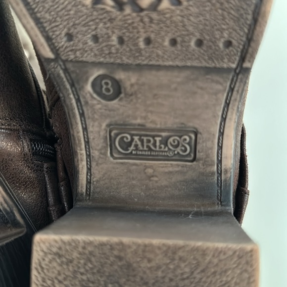 Carlos by Carlos Santana Knee High Brown Boot - Picture 9 of 11